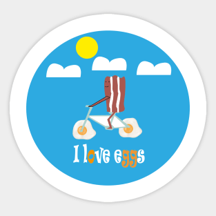 Bacon And Eggs picnic Sticker